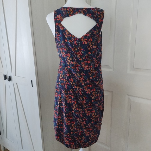 GAP Navy Floral Halter Sundress Sz S - Picture 3 of 10